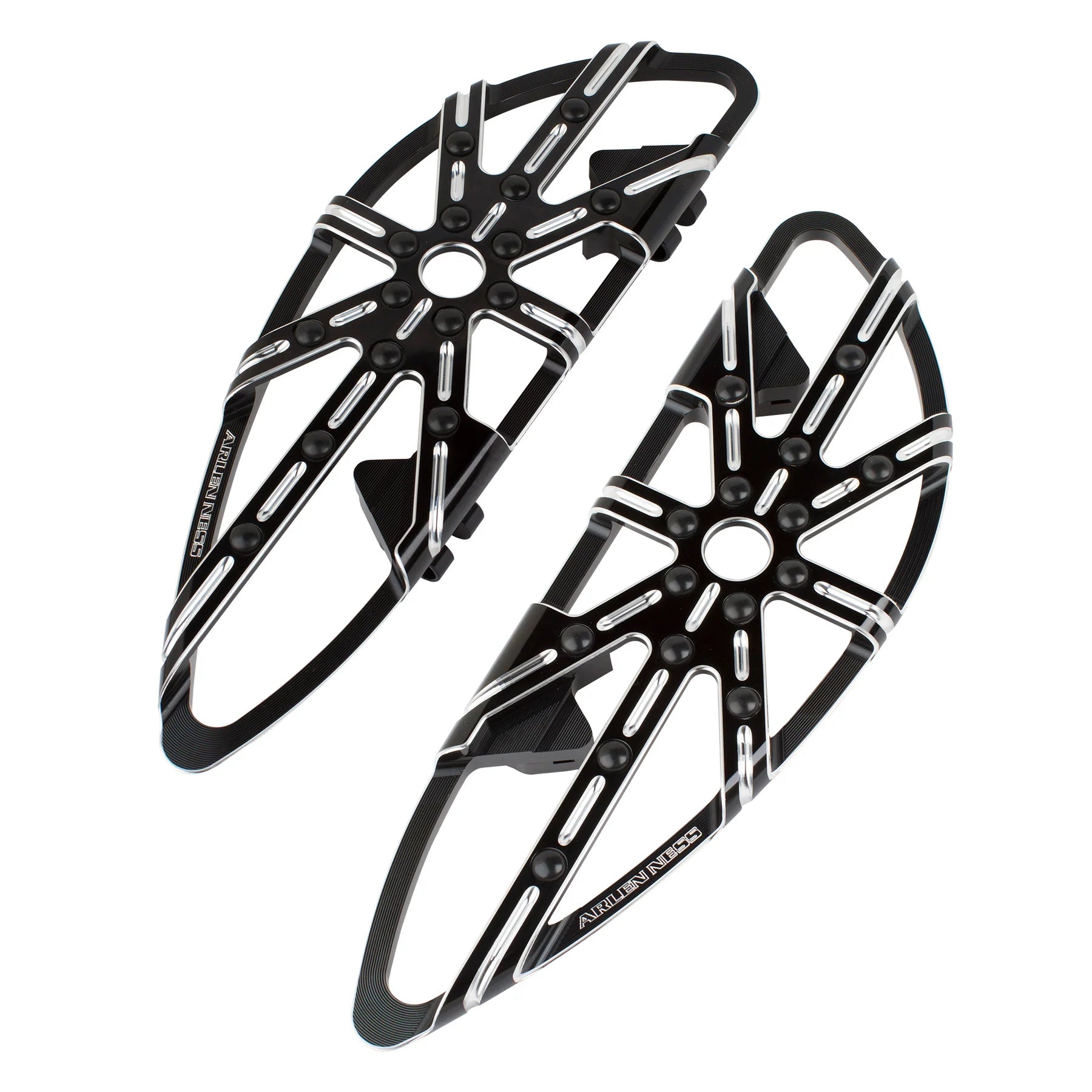 Arlen Ness 10-Gauge® Floorboards, Black