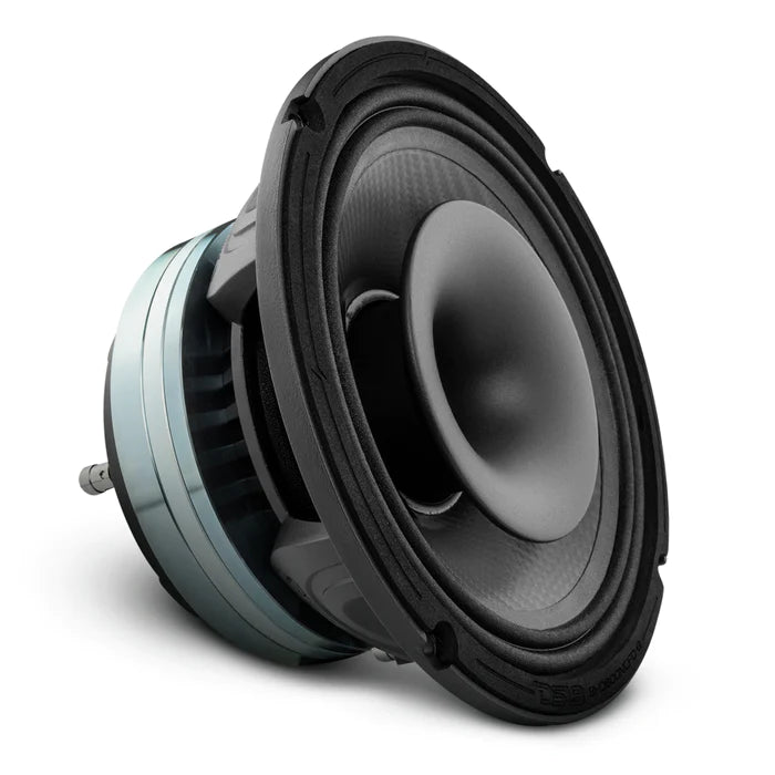 DS18 8" Neodymium Coaxial Hybrid Mid-Bass Water resistant Carbon Fiber Cone Loudspeaker with Built-in Driver 400 Watts Rms 8-Ohm (Single Unit)