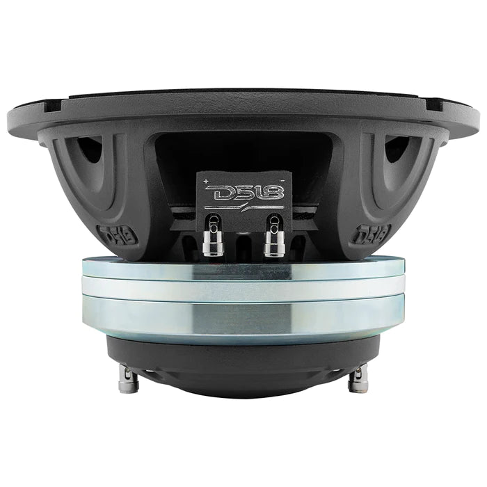 DS18 8" Neodymium Coaxial Hybrid Mid-Bass Water resistant Carbon Fiber Cone Loudspeaker with Built-in Driver 400 Watts Rms 8-Ohm (Single Unit)