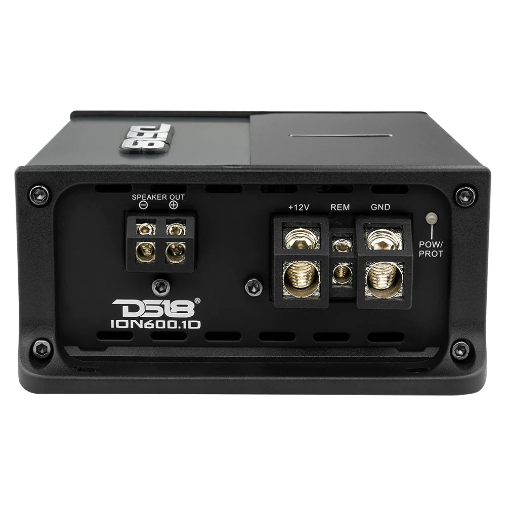 DS18 ION Compact Full range 1 Channel Amplifier 600 Watts RMS @ 1-Ohm