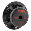 DS18 PRO 6.5" Shallow Carbon Fiber Water resistant Cone Mid-Bass Loudspeaker 250 Watts Rms 4-Ohm (Single Unit)