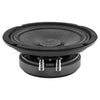 DS18 PRO 6.5" Shallow Carbon Fiber Water resistant Cone Mid-Bass Loudspeaker 250 Watts Rms 4-Ohm (Single Unit)
