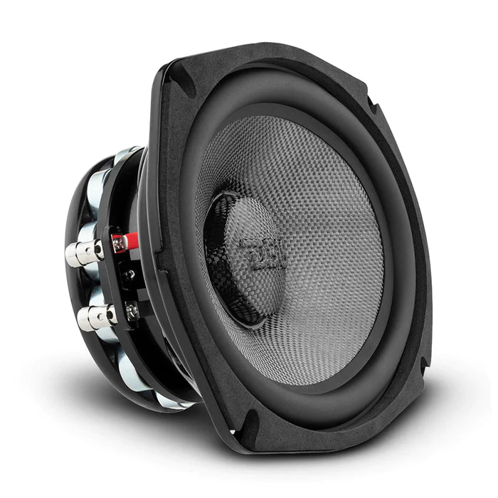 DS18 PRO 6x9" Neodymium Carbon Fiber Water resistant Cone Mid-Bass Loudspeaker 300 Watts Rms 4-Ohm (Single Unit)