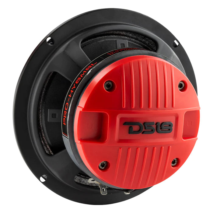 DS18 PRO 6.5" Shallow Coaxial Hybrid Mid-Range Loudspeaker with Built-in Driver 150 Watts Rms 8-Ohm (Single Unit)