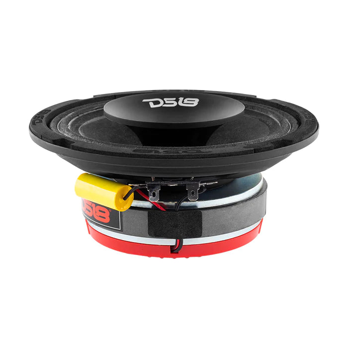 DS18 PRO 6.5" Shallow Coaxial Hybrid Mid-Range Loudspeaker with Built-in Driver 150 Watts Rms 8-Ohm (Single Unit)