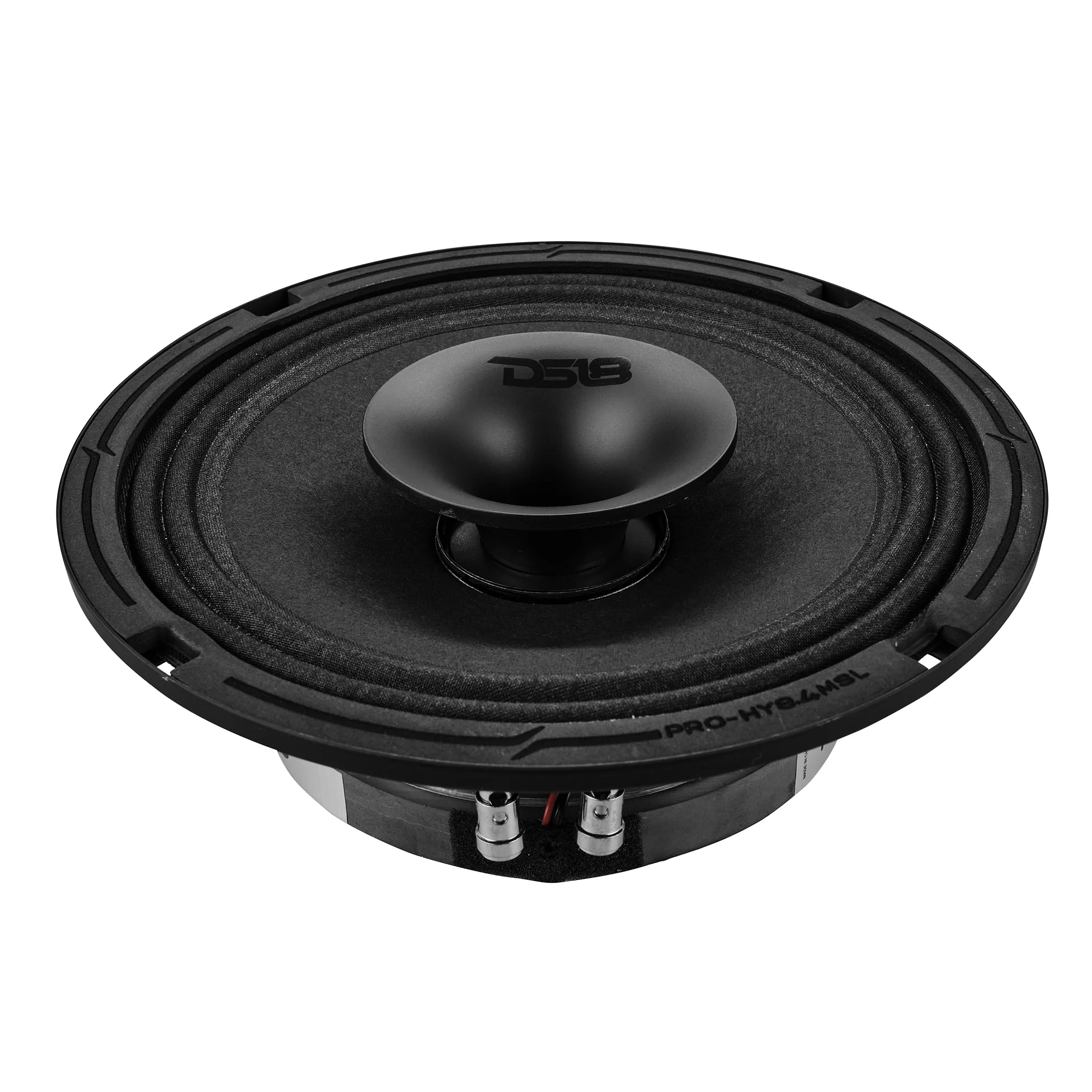 DS18 PRO 8" Shallow Coaxial Hybrid Mid-Range Loudspeaker with Built-in Driver 200 Watts Rms 4-Ohm (Single Unit)
