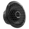 DS18 PRO-ZT 6.5" Coaxial Mid-Range Loudspeaker with Water Resistant Cone Built-in Bullet Tweeter and Grill 225 Watts Rms 4-Ohm (Single Unit)