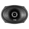 DS18 PRO-ZT 6x9" Coaxial Mid-Range Loudspeaker with Water Resistant Cone Built-in Bullet Tweeter and Grill 275 Watts Rms 4-Ohm (Single Unit)