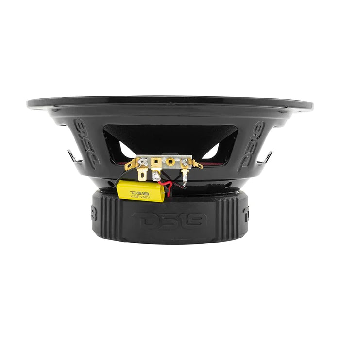 DS18 PRO-ZT 8" Coaxial Mid-Range Loudspeaker with Water Resistant Cone Built-in Bullet Tweeter and Grill 275 Watts Rms 4-Ohm (Single Unit)
