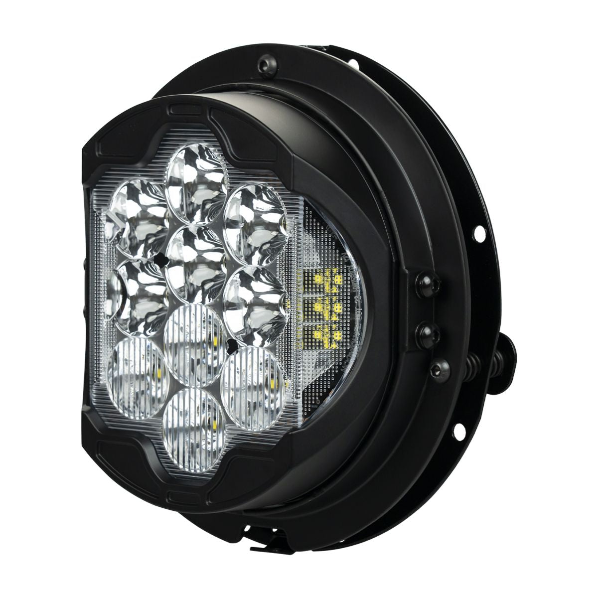 Hogworkz 7" LED Silvertooth™ Performance Headlight for Harley® Touring