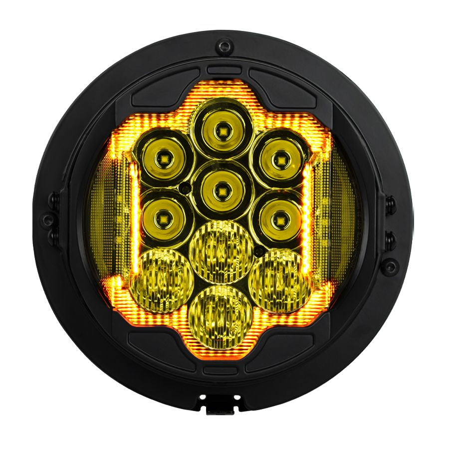 Hogworkz 7" LED Goldtooth™ Performance Headlight for Harley® Touring