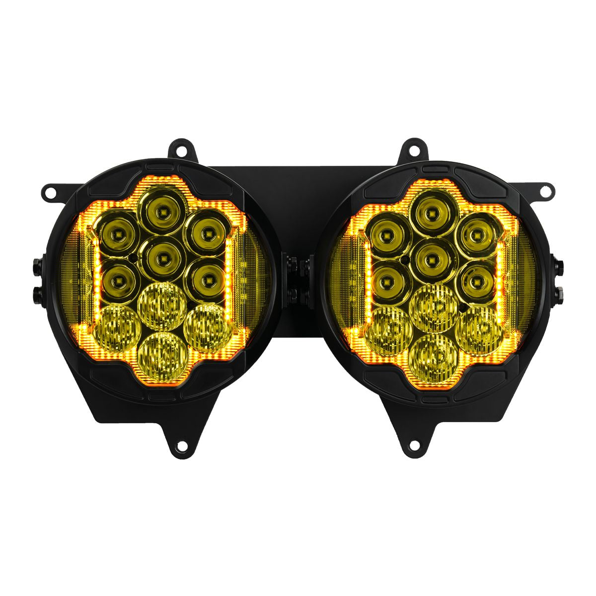 Hogworkz Goldtooth™ Performance LED Headlight for Harley® Road Glide '15-'25