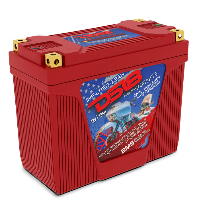 DS18 INF-LTI20-13AH INFINITE 13 AH Lithium Battery YTX20 Case With Shake and Wake Technology