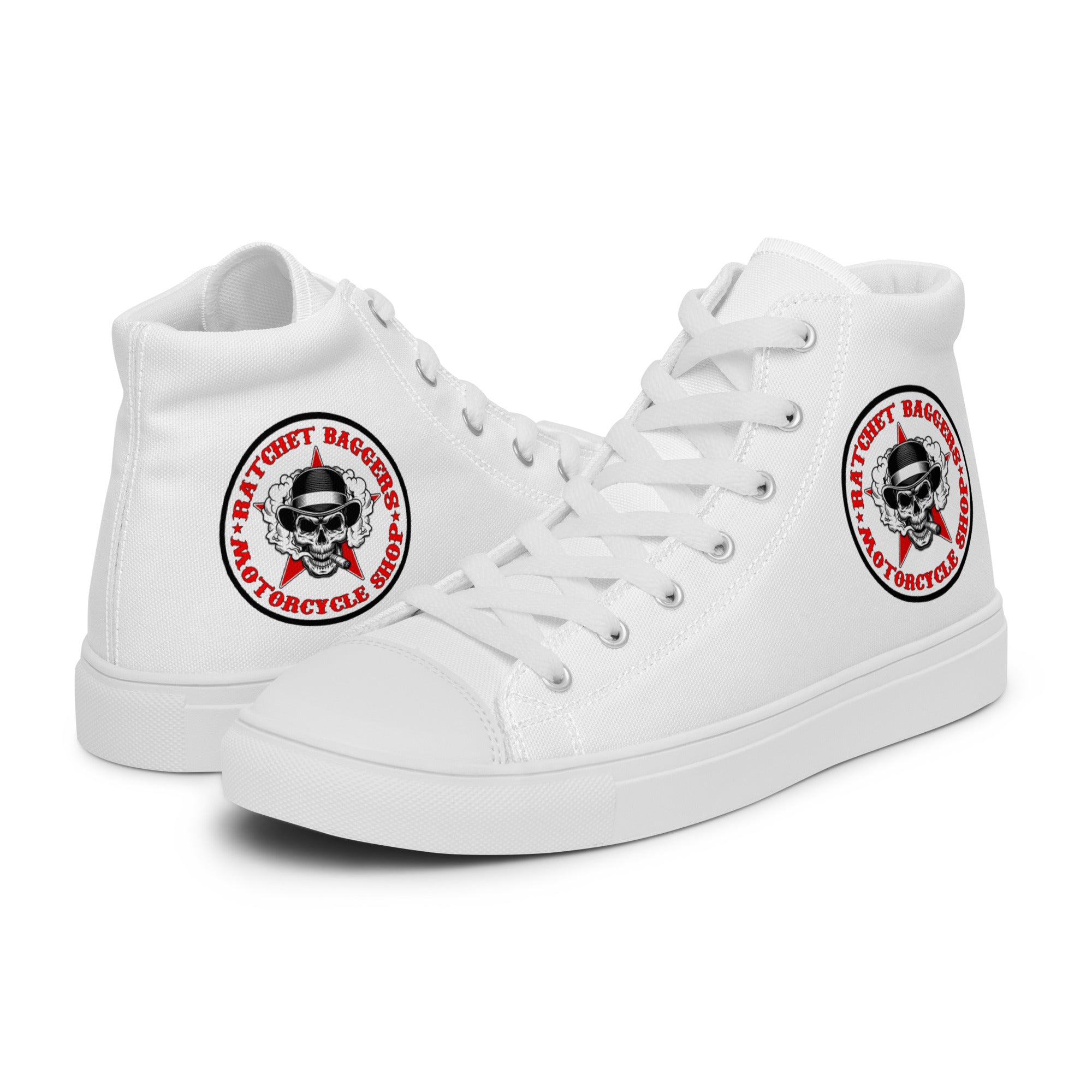 Ratchet Baggers Men’s high top canvas shoes