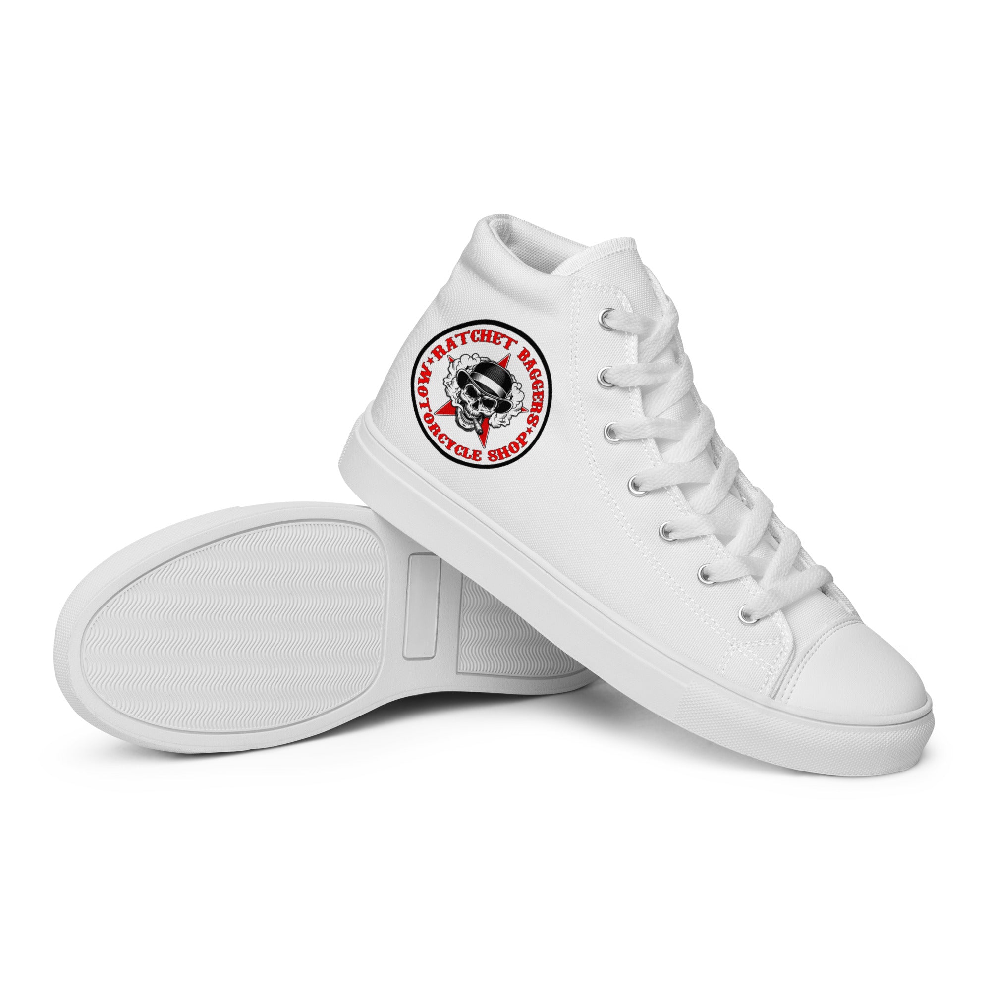 Ratchet Baggers Men’s high top canvas shoes
