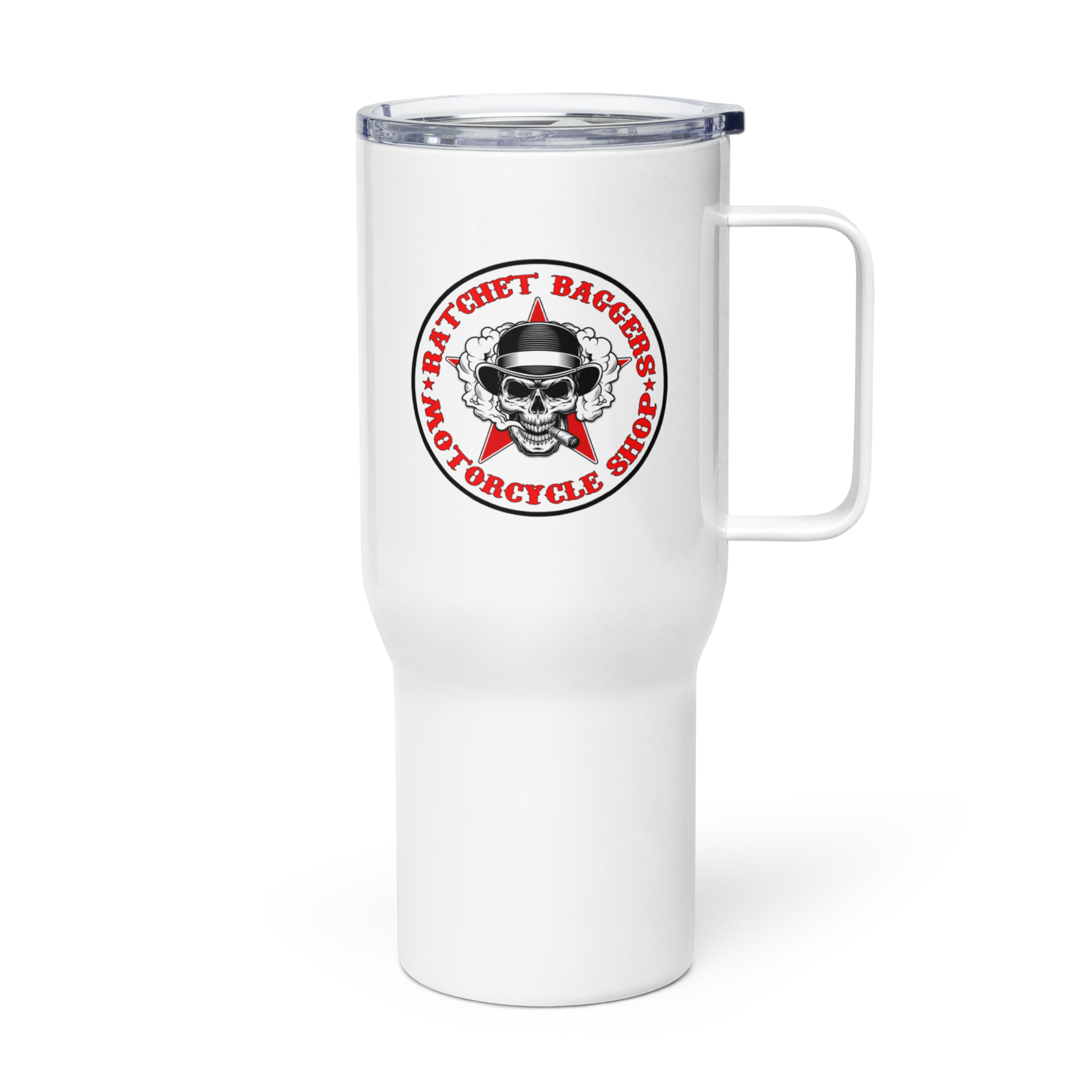 Ratchet Baggers "Kim" Travel mug with a handle