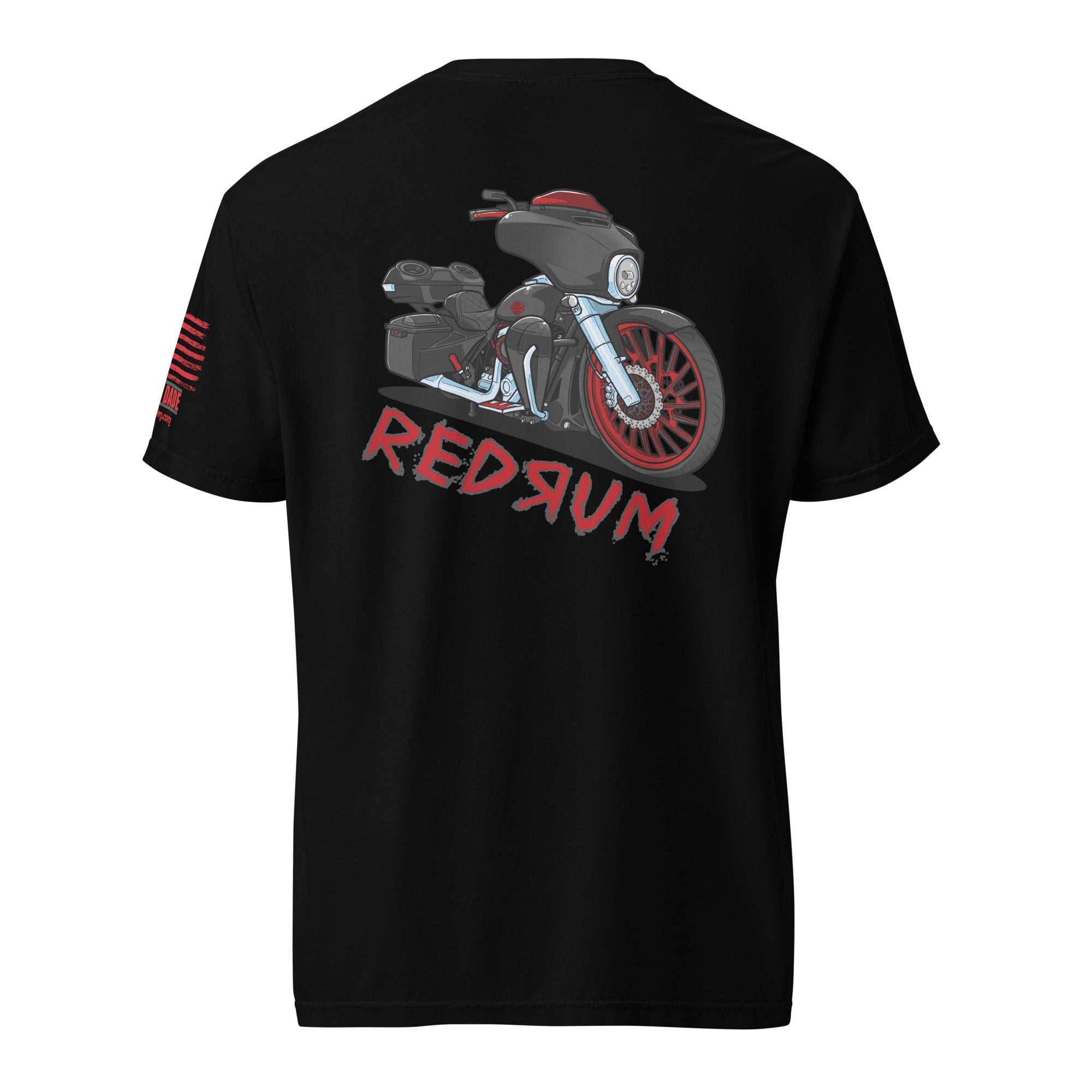 Ratchet's Build "REDRUM" Unisex garment-dyed heavyweight t-shirt