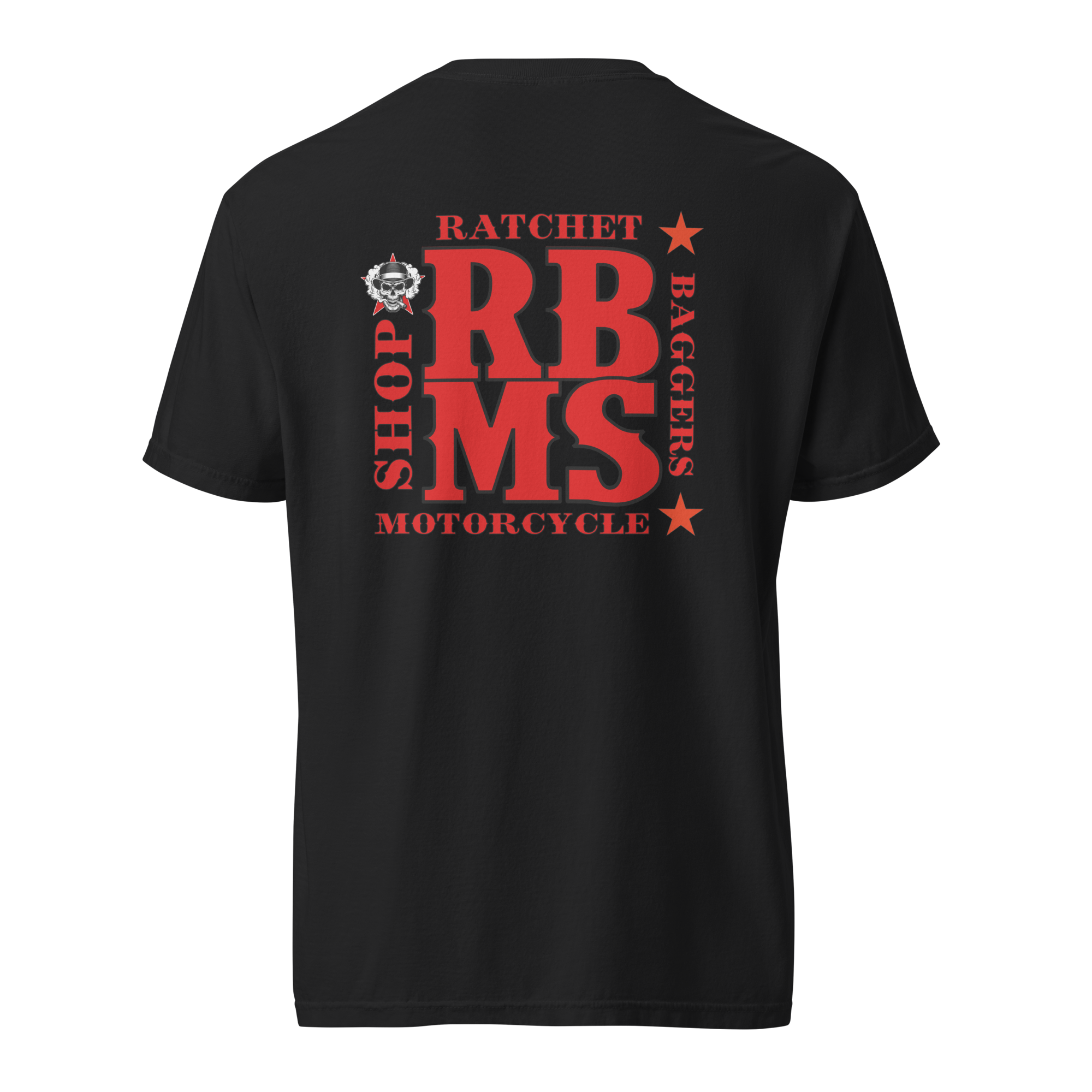 RBMS Back Spelled Out Logo Unisex garment-dyed heavyweight t-shirt