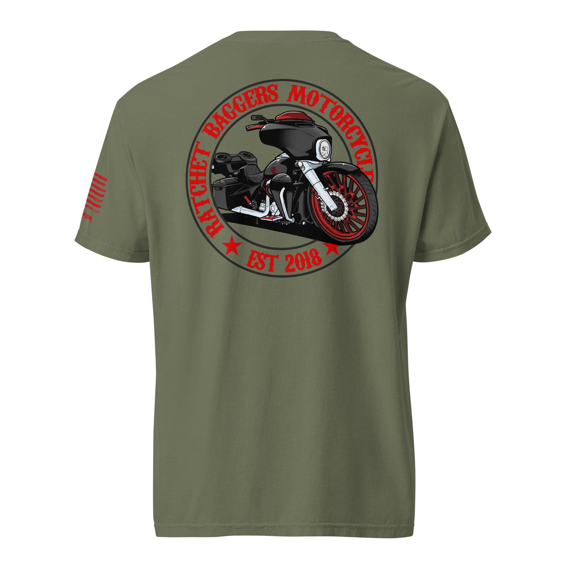 RBMS Redrum Pop out Unisex garment-dyed heavyweight t-shirt