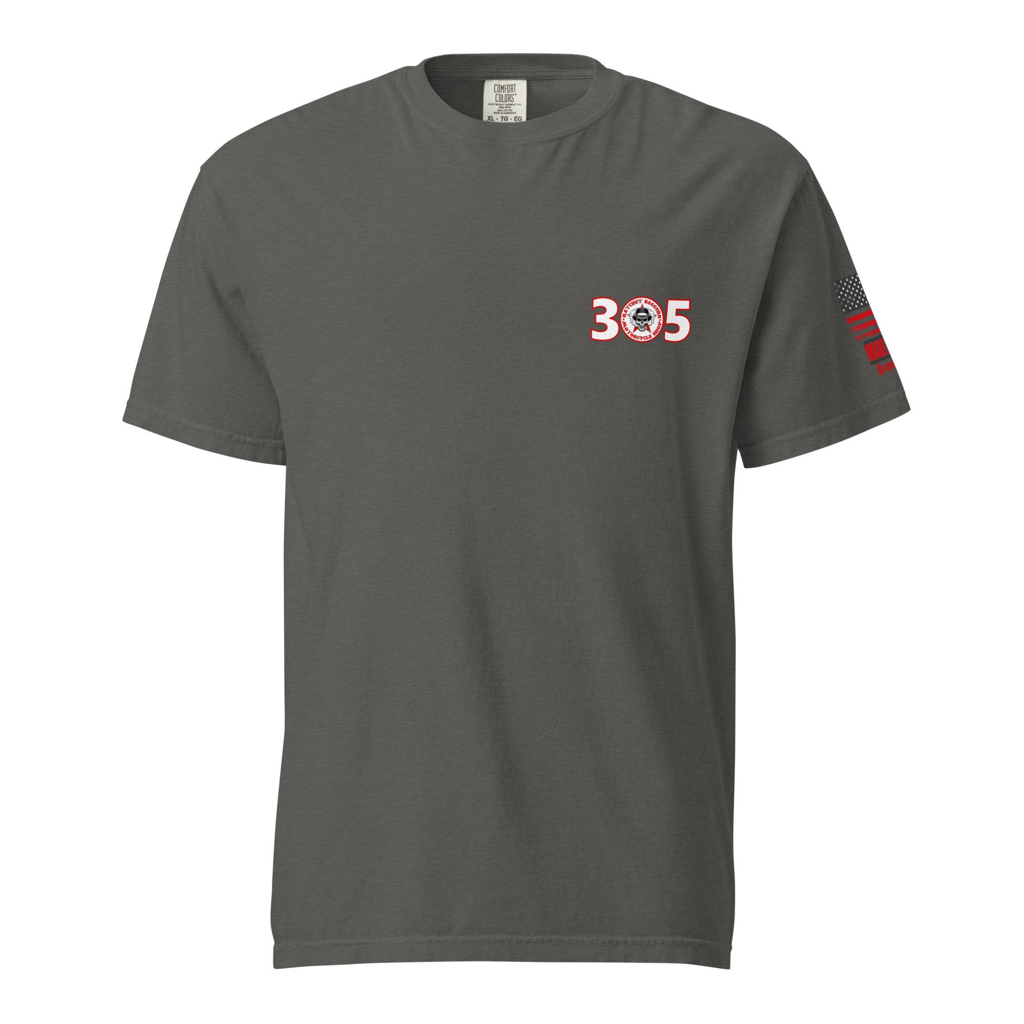 Ratchet's Build "REDRUM" Unisex garment-dyed heavyweight t-shirt