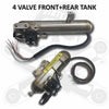 Dirty Air Stainless Steel Tank with 4 Valve Manifold