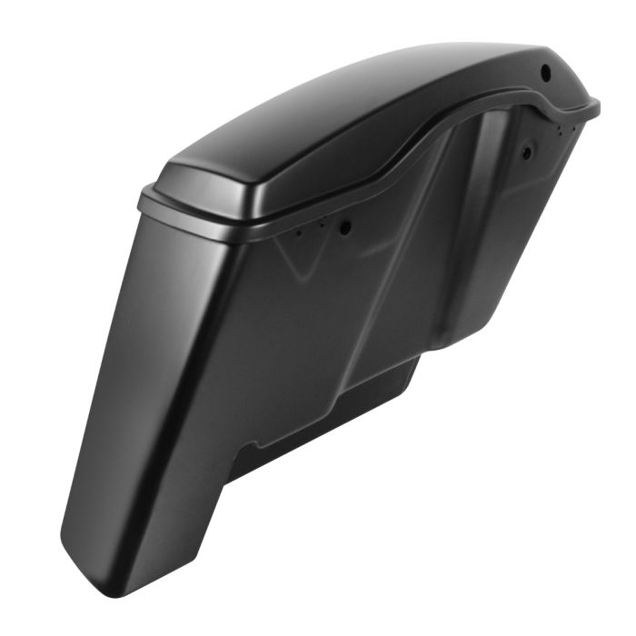Hogworkz Unpainted 2-Into-1 Extended 4" Stretched Saddlebags for Harley® Touring '14-'22