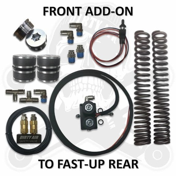 Dirty Air *NEW* Fast-Up Rear "Add-On" Front Air Parts