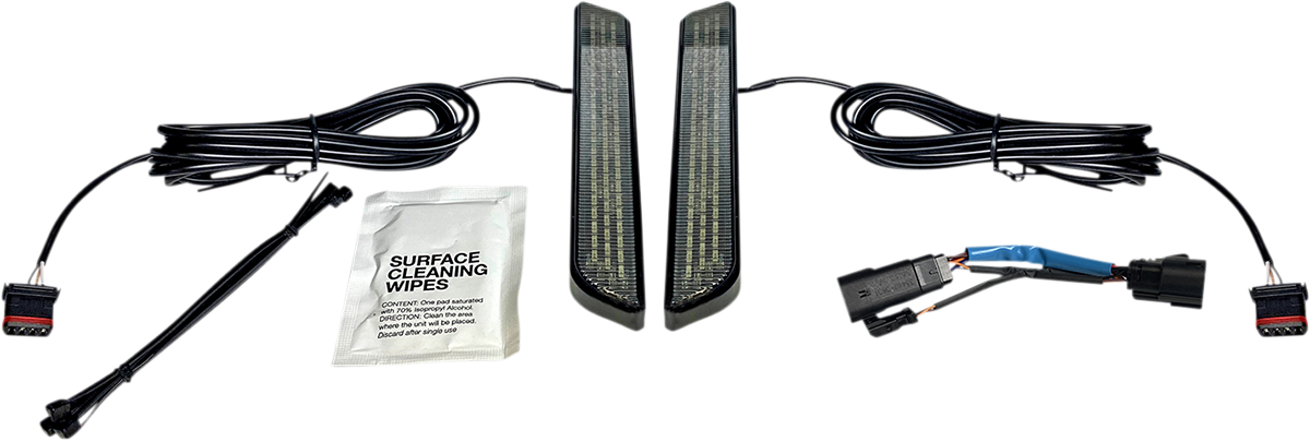 Custom Dynamics LED Front Fork Lightz™ Smoke/Black