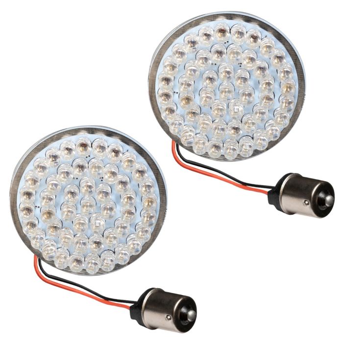 HOGWORKZ® LED Rear Turn Signals for Harley-Davidson® | 1156 Base, Bullet Lens