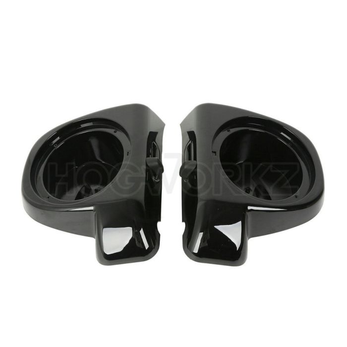 Hogworkz Unpainted Lower Vented Fairing 6.5" Speaker Pod Mounts for Harley® Touring '14-'22