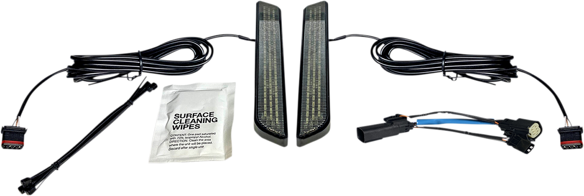 Custom Dynamics LED Front Fork Lightz™ Smoke/Black