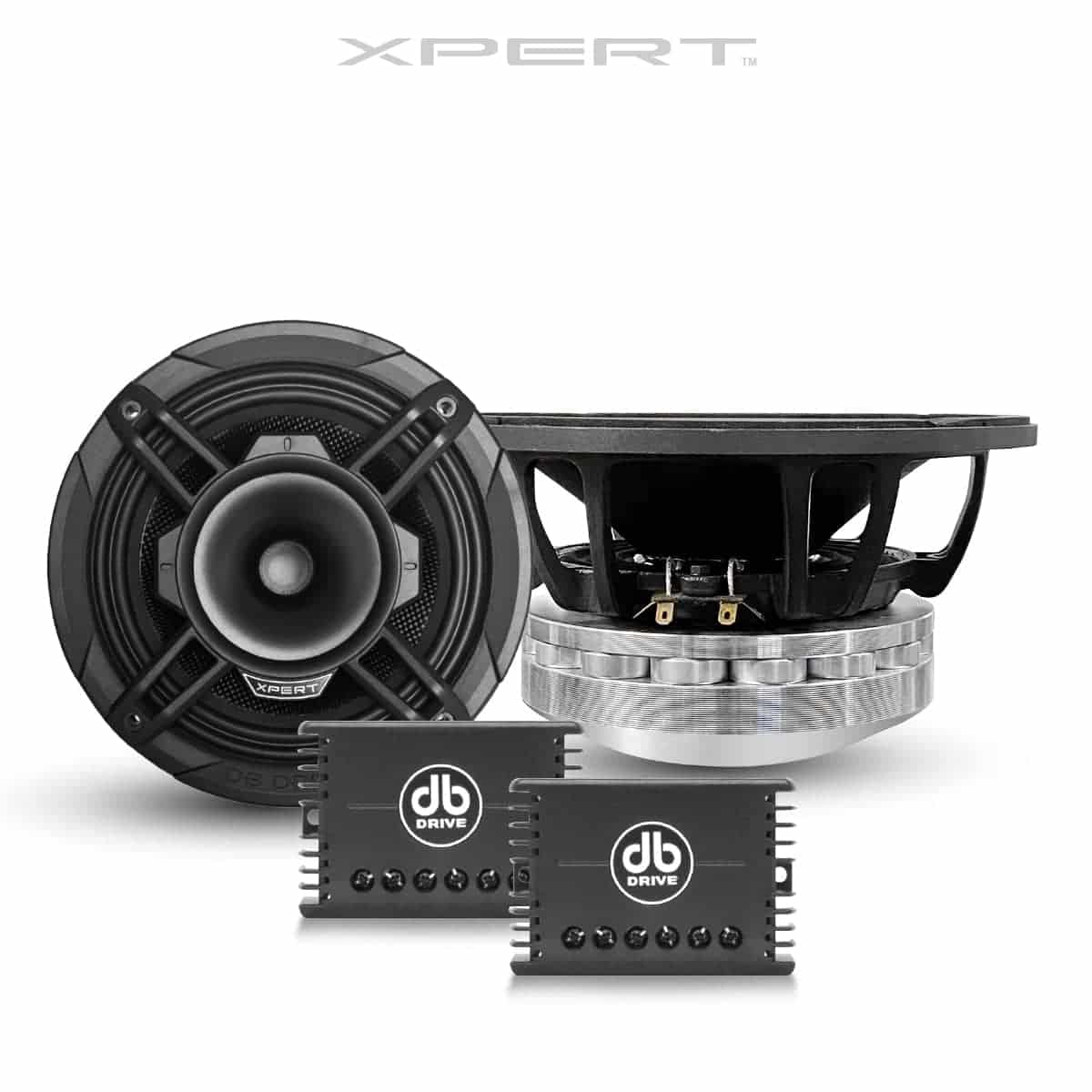 DB Drive Euphoria EX8NCD-CFXL 8" 2-Way Carbon Fiber loudspeaker with Backloaded Compression Driver