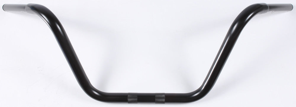 HardDrive Ape Hanger 1-1/4" Black 12" 1.25" Thru Clamping Area