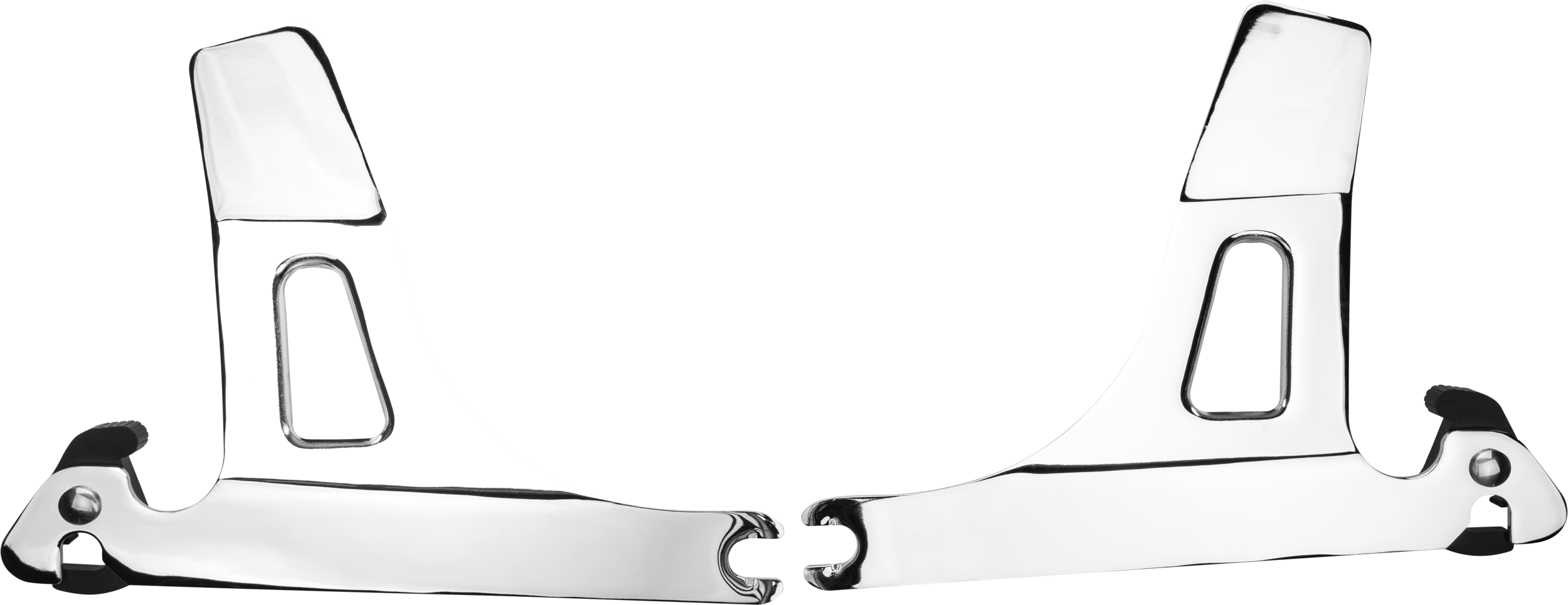 HardDrive Detachable Side Plates Chrome Dyna