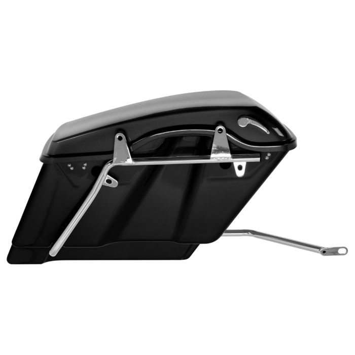 Hogworkz Unpainted Harley® Softail Standard Saddlebag Conversion Kit w/ Chrome Hardware for '18-'22