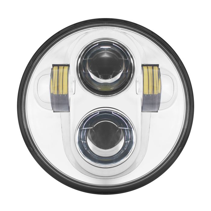 Hogworkz 5 3/4" LED Chrome Headlight