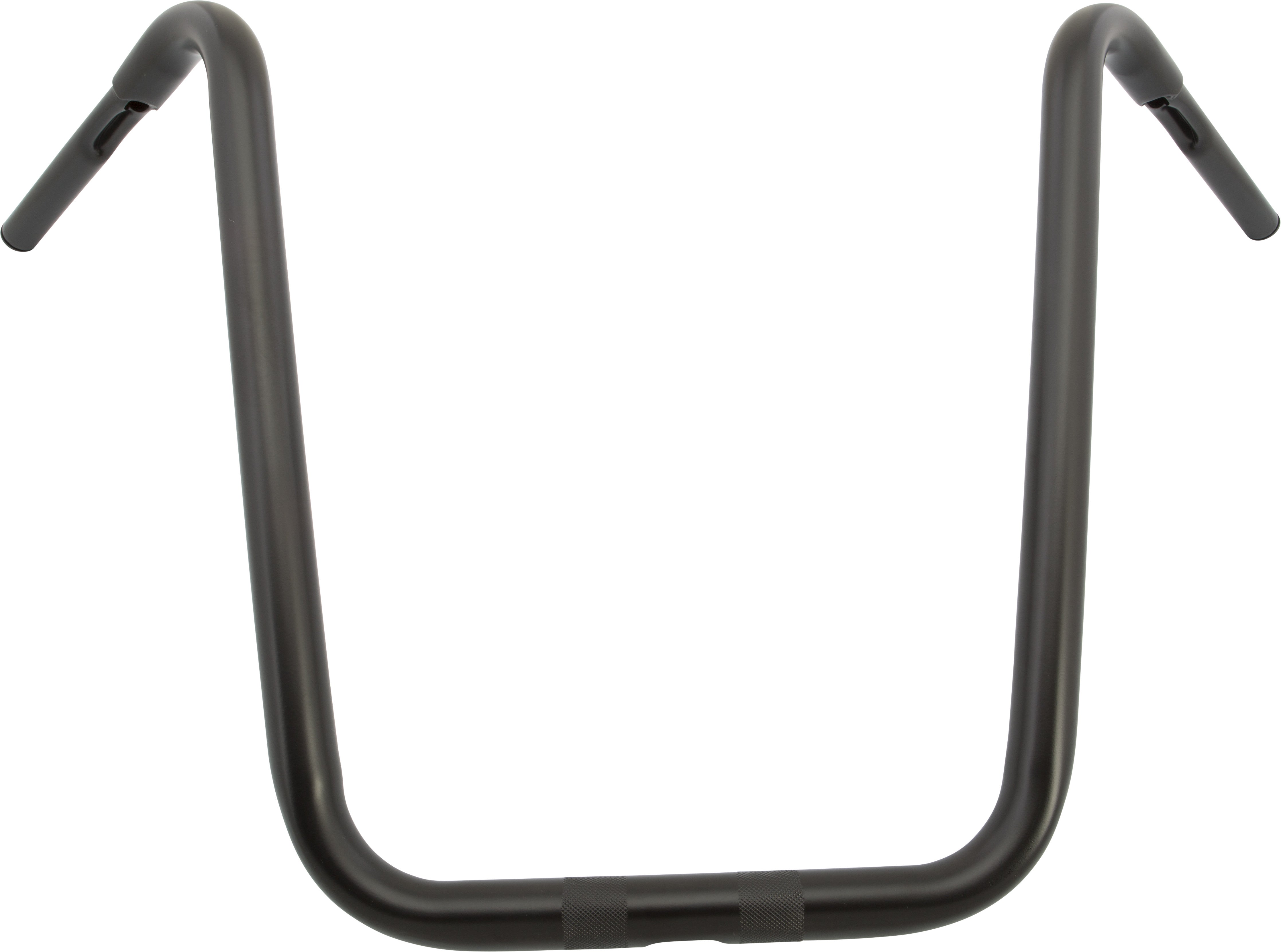 HardDrive Ape Hanger 1-1/4" Black 20" 1.25" Thru Clamp - Non TBW