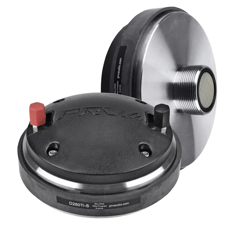PRV Compression Driver (Horn) - D280TI-S 1" Exit Pro Audio Titanium Compression Driver (Single Unit)