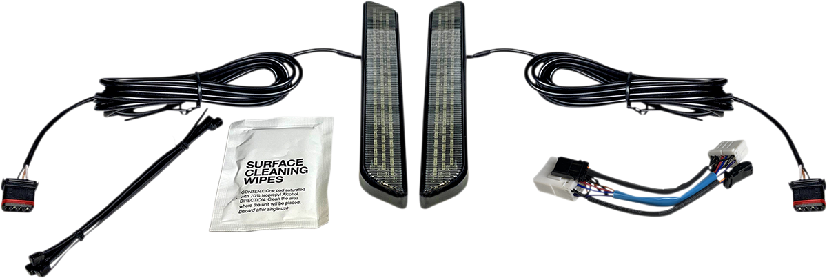 Custom Dynamics LED Front Fork Lightz™ Smoke/Black