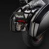 Advanblack Edgeline LED Light With Sequential Turn Signal Clamshell Saddlebags For Low Rider ST