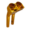 Arlen Ness METHOD® BAGGER KICKBACK RISERS, GOLD