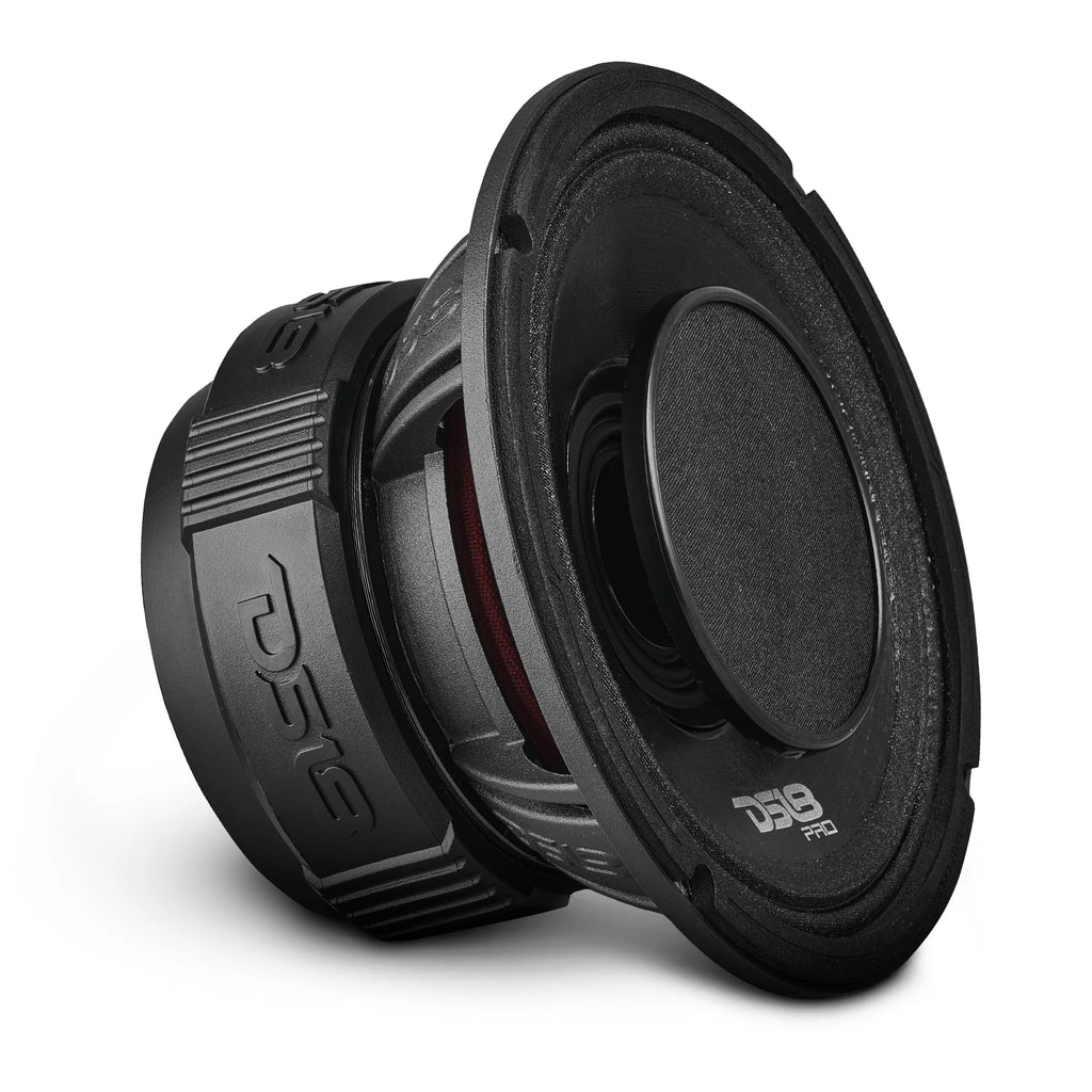 DS18 PRO 6.5" Coaxial Hybrid Mid-Range Water resistant Cone Loudspeaker with Built-in Driver 225 Watts Rms 4-Ohm (Single Unit)