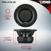 DS18 PRO 6.5" Coaxial Hybrid Mid-Range Water resistant Cone Loudspeaker with Built-in Driver 225 Watts Rms 4-Ohm (Single Unit)