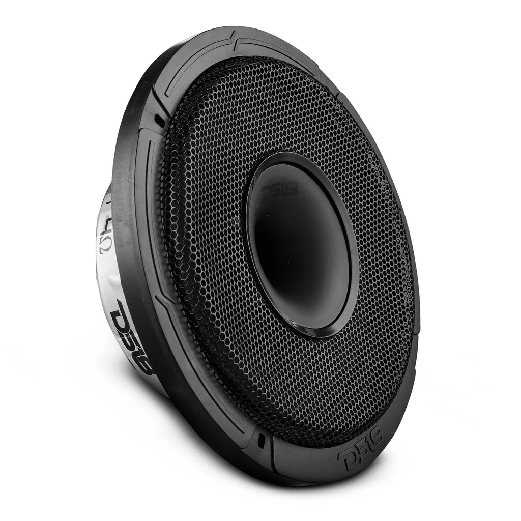 DS18 PRO 8" Shallow Coaxial Hybrid Mid-Range Loudspeaker with Built-in Driver 200 Watts Rms 4-Ohm (Single Unit)