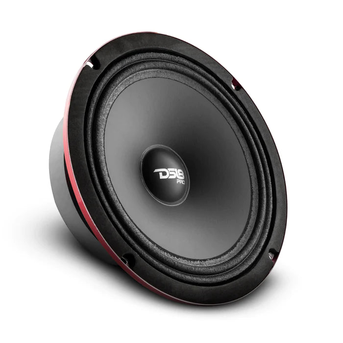 DS18 PRO 8" Shallow Water resistant Mid-Range Loudspeaker 250 Watts Rms 2-Ohm (Single Unit)