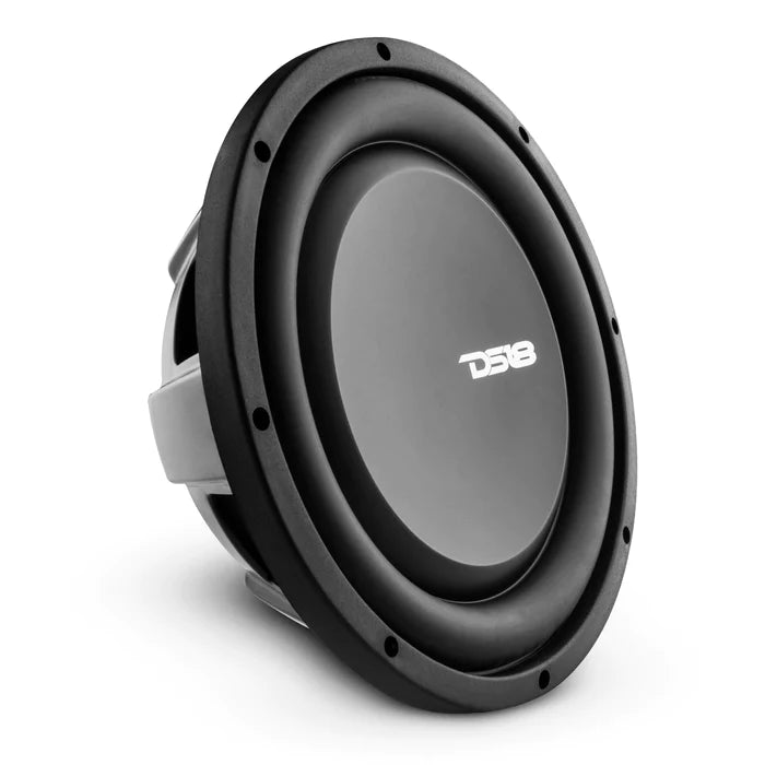 DS18 PS Shallow-Mount Water Resistant 10" Subwoofer 500 Watts Rms DVC 2-Ohm (Single Unit)