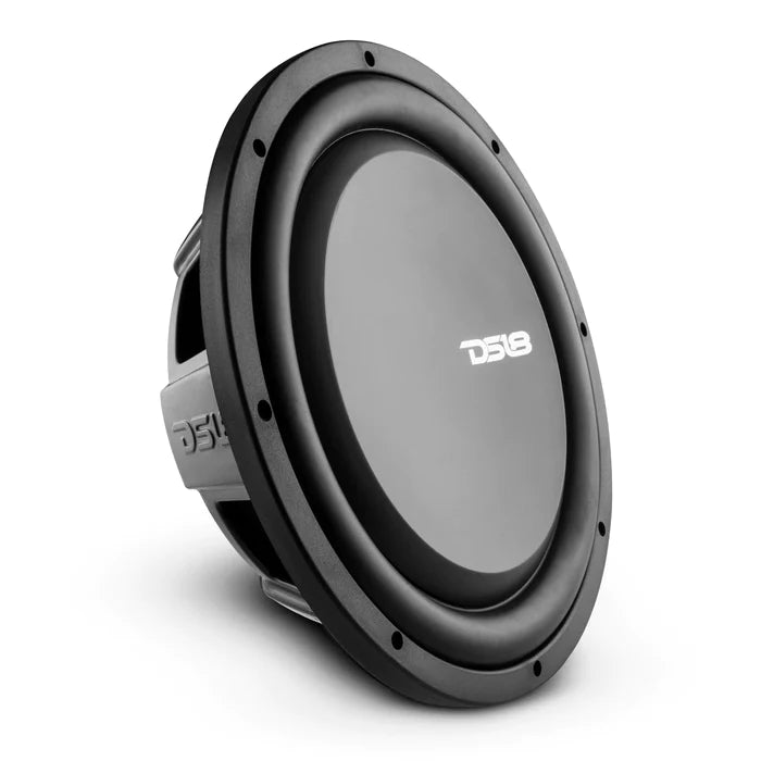 DS18 PS Shallow-Mount Water Resistant 12" Subwoofer 600 Watts Rms SVC 4-Ohm (Single Unit)