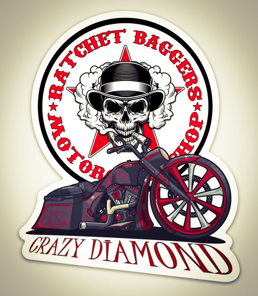 Ratchet Bagger's Build "Crazy Diamond" Sticker