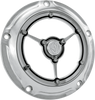 Roland Sands Design Clarity Derby Cover - Chrome Clarity Derby Cover
