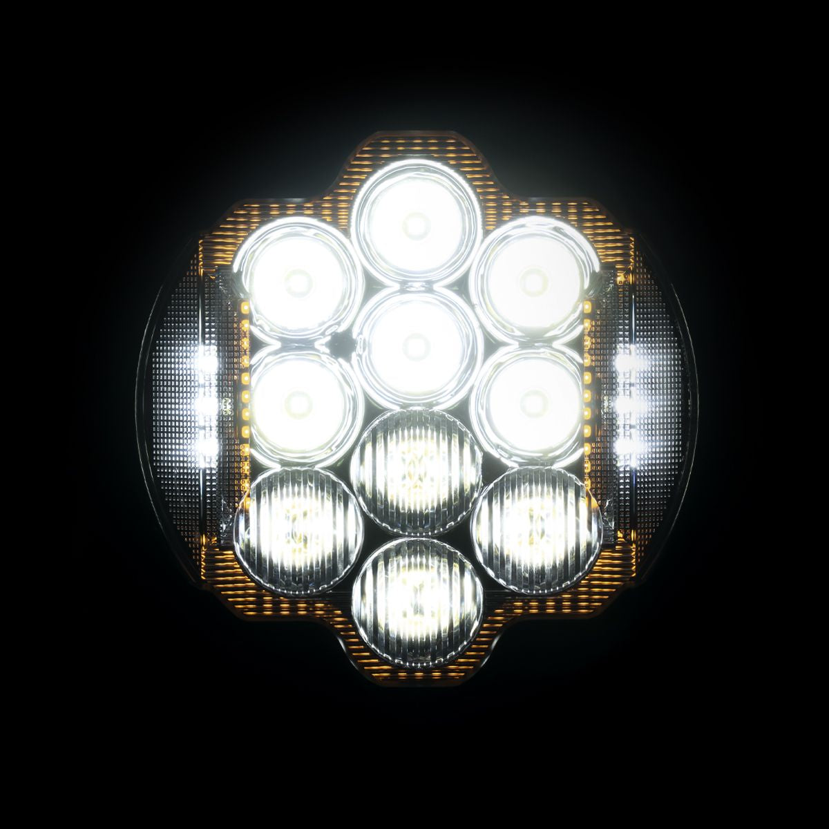 Hogworkz 7" LED Silvertooth™ Performance Headlight for Harley® Touring